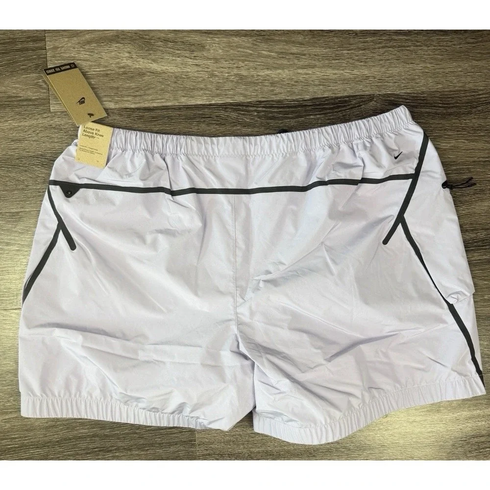 Nike Tech Men Size 2XL Super Lightweight Cargo Shorts Light Purple HJ2946-515 - Picture 5 of 11